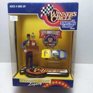 Dale Earnhardt 1986 Championship Figure and Car Set Wrangler Chevy